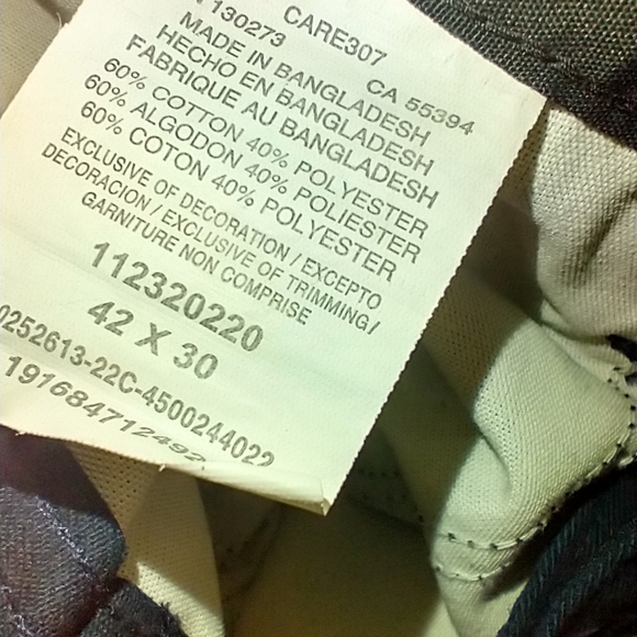 Wrangler Workwear Blue Pant Men's sz 42x30. - Picture 6 of 9